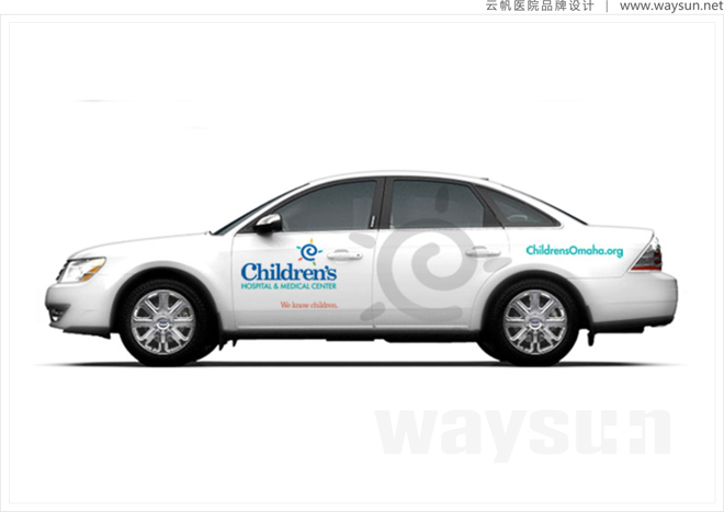 儿童医疗中心车体形象设计，儿童医疗中心车辆广告宣传设计